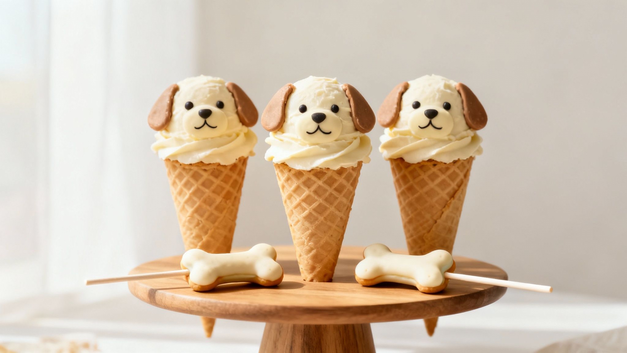 Bone-Shaped & Puppy Face Invitations