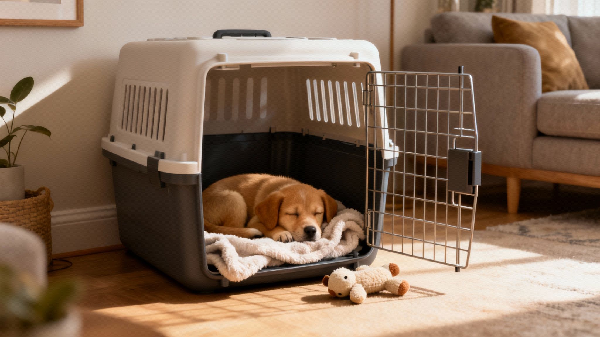 Crate Training for Safety and Housebreaking