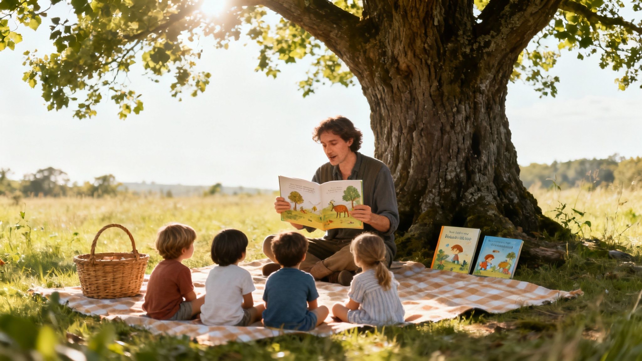 Outdoor Story Time with Themed Adventures