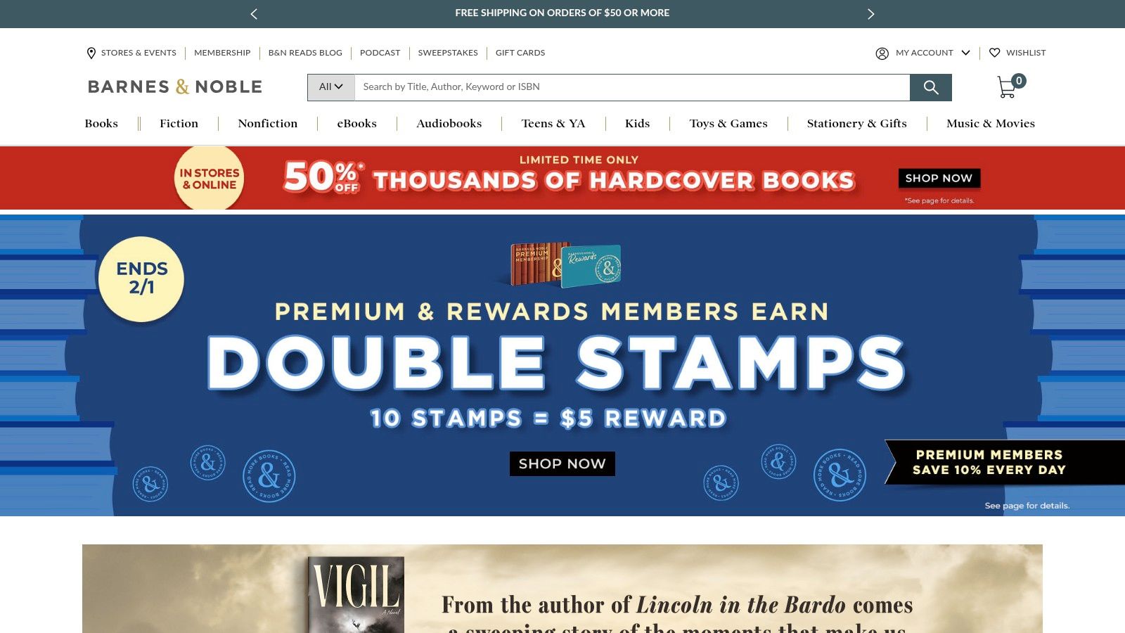 A display of coloring books at a Barnes & Noble store, showcasing a variety of themes for customers to browse.