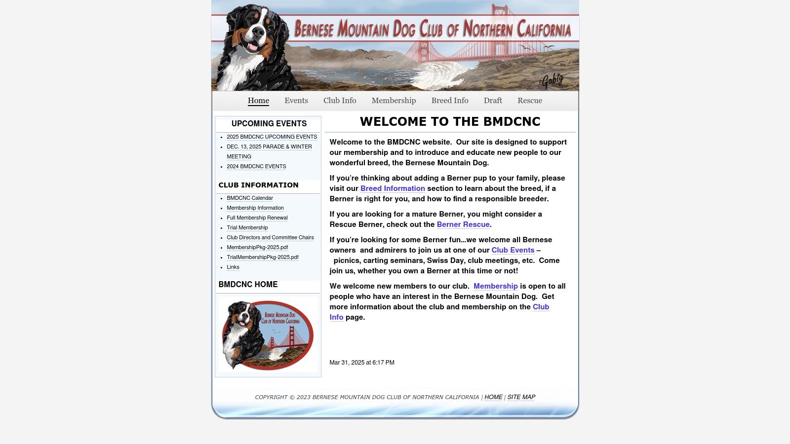 Bernese Mountain Dog Club of Northern California (BMDCNC)