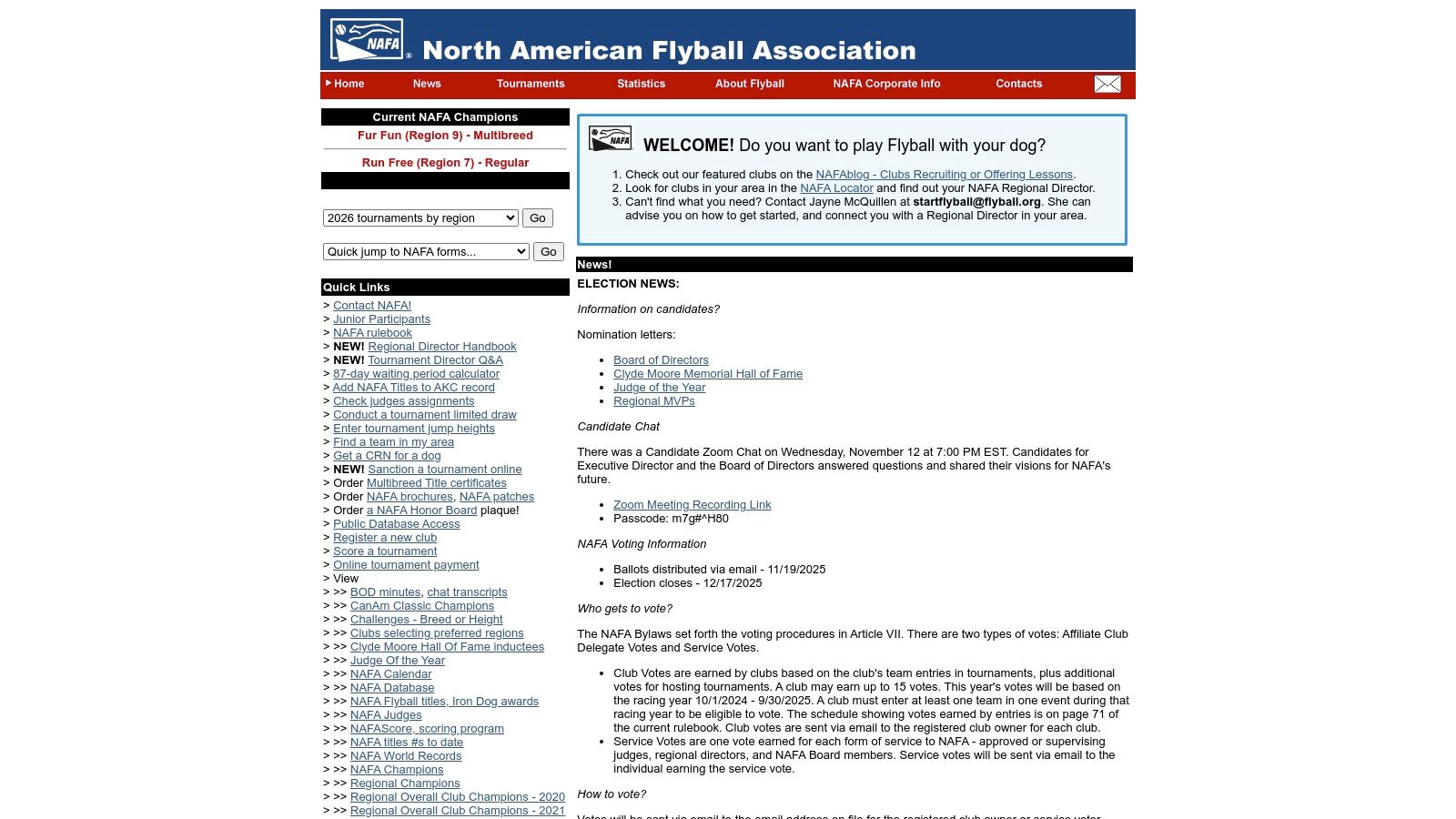 North American Flyball Association (NAFA) – Flyball Locator