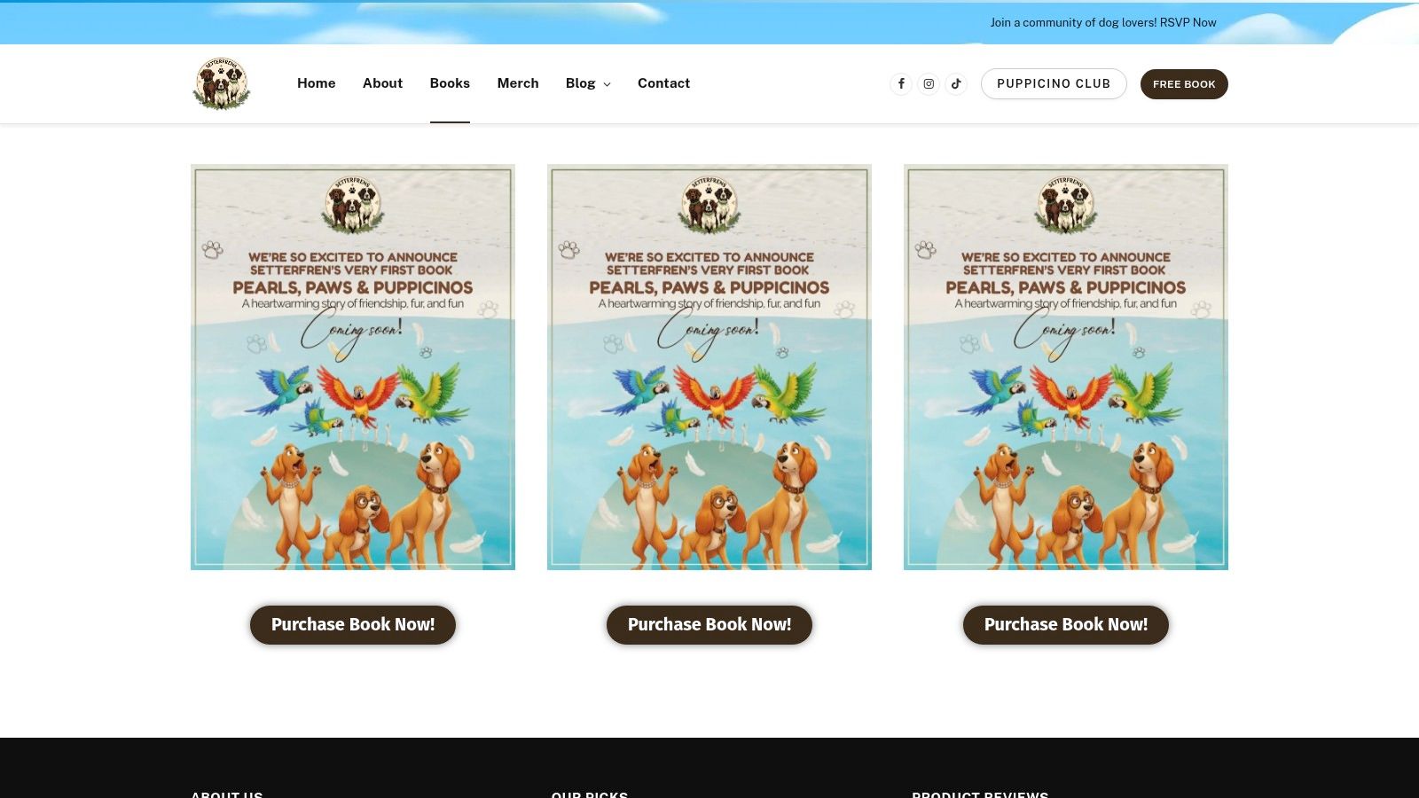 Setterfrens Books & Activities: For the Story-Loving Pup