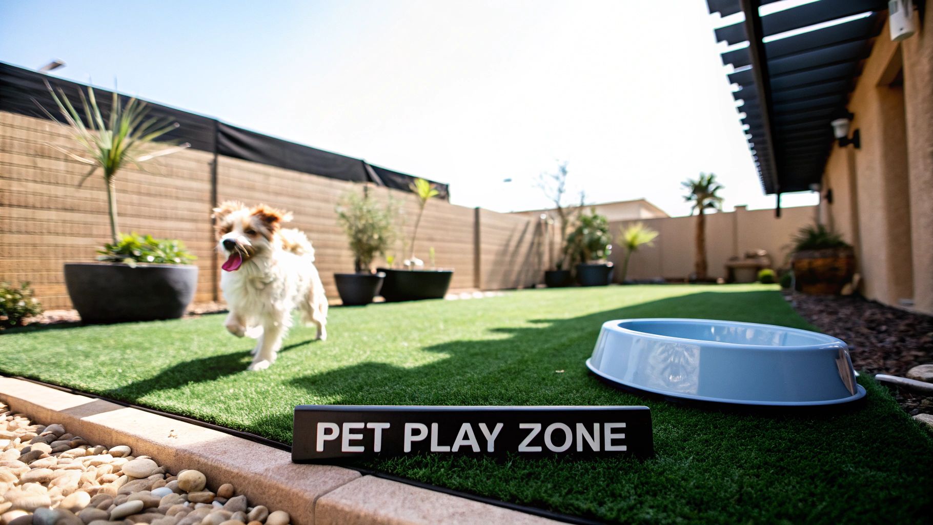 Pet-Friendly Turf Zone