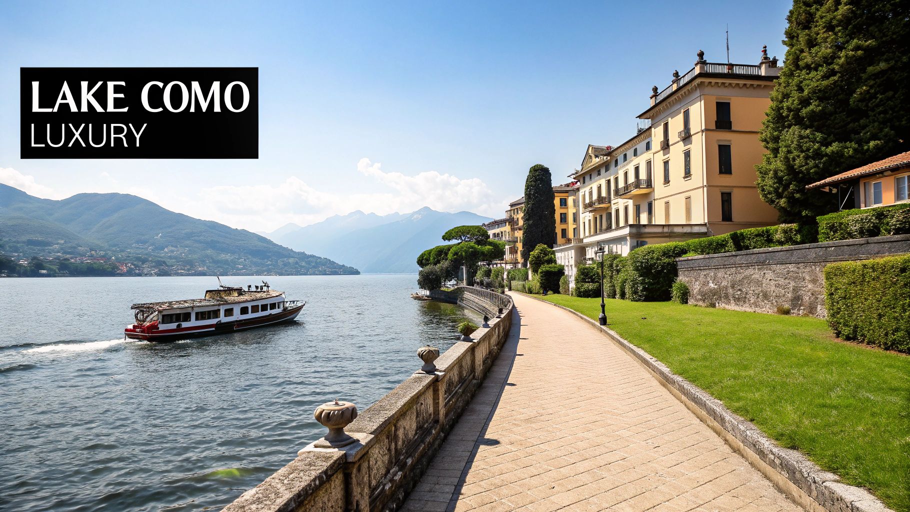 Como Lake (Lago di Como), Lombardy, Italy