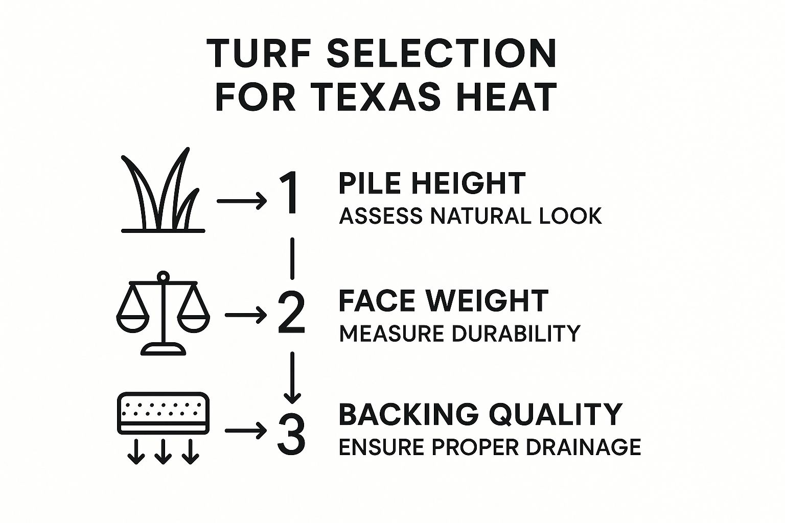 Infographic about fake grass installers austin, tx
