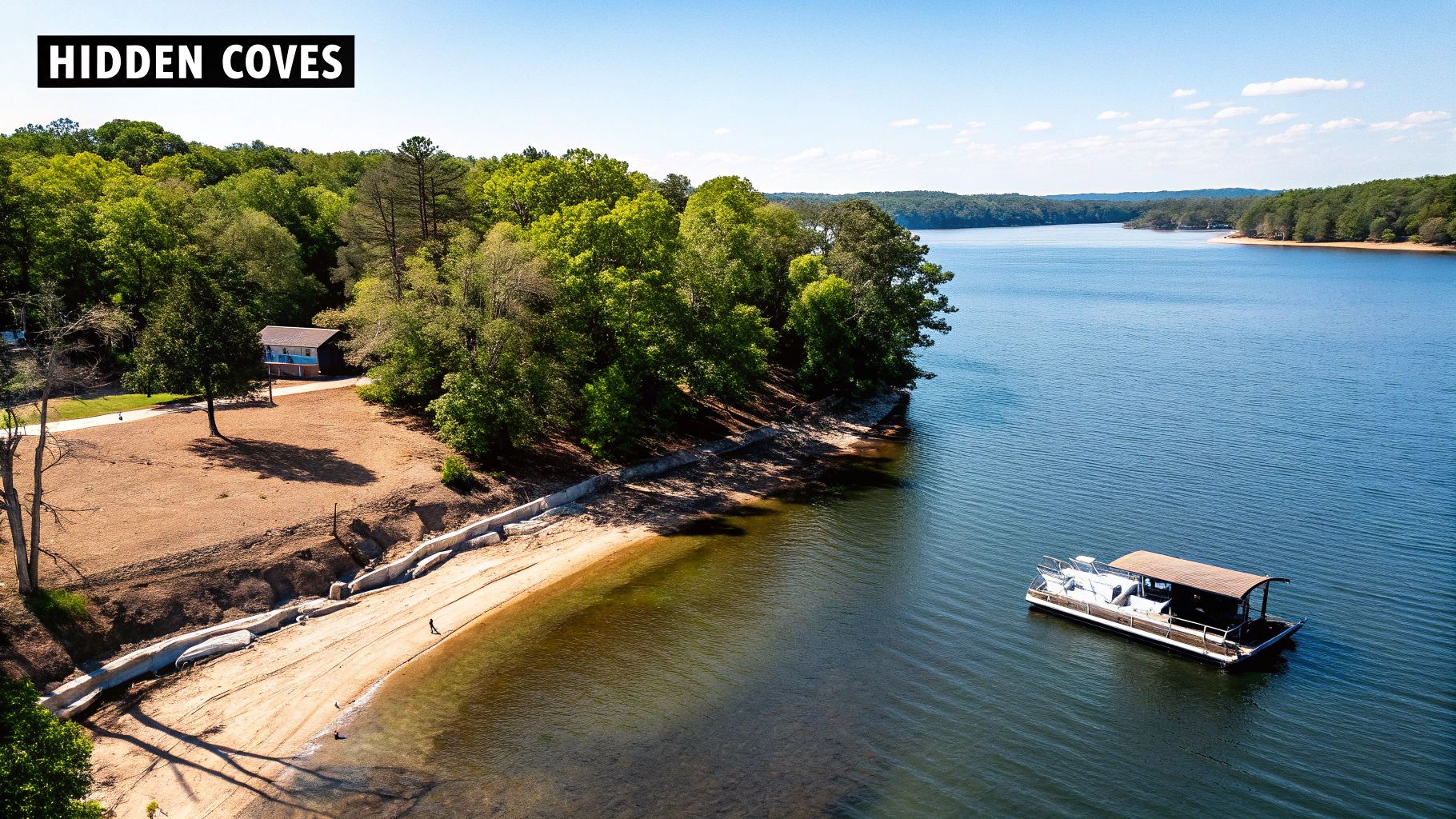Friends enjoying the amenities on a luxury pontoon boat rental in Austin, TX.