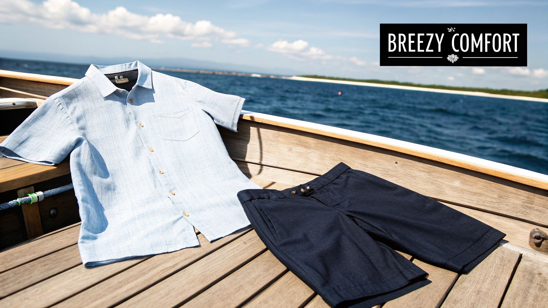 Linen Shirt and Shorts Combo