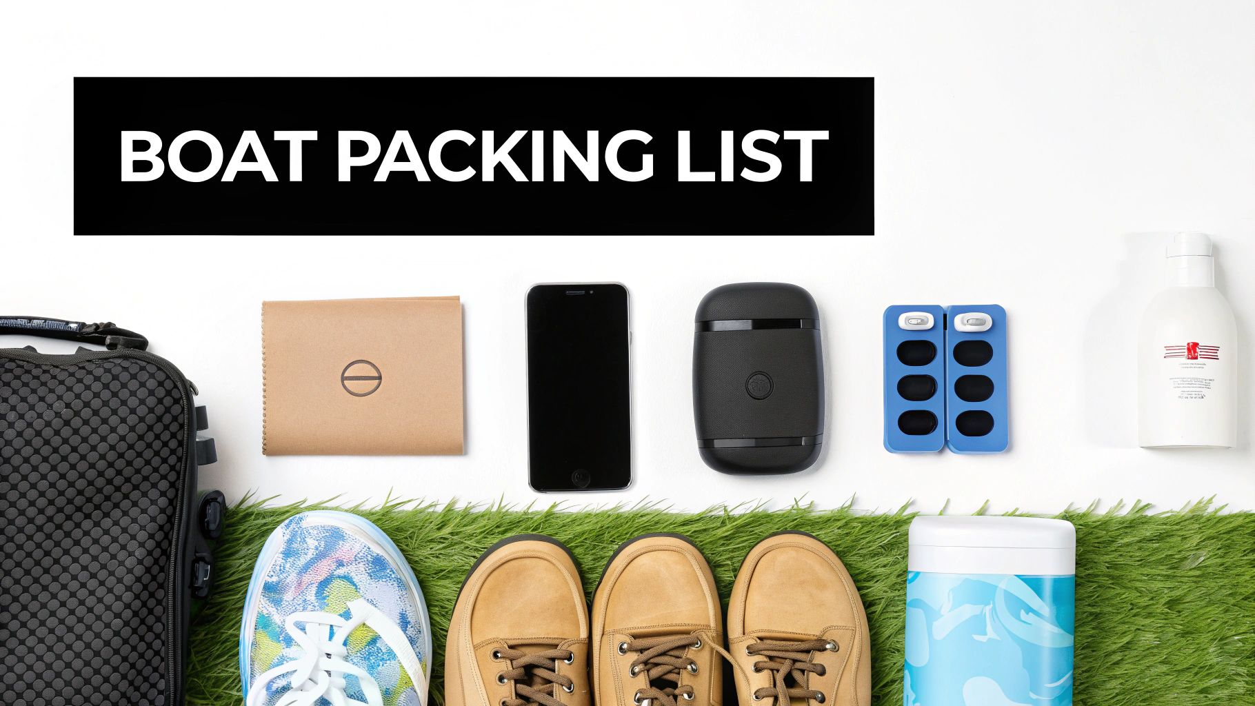 Group of friends laughing and preparing for a boat party