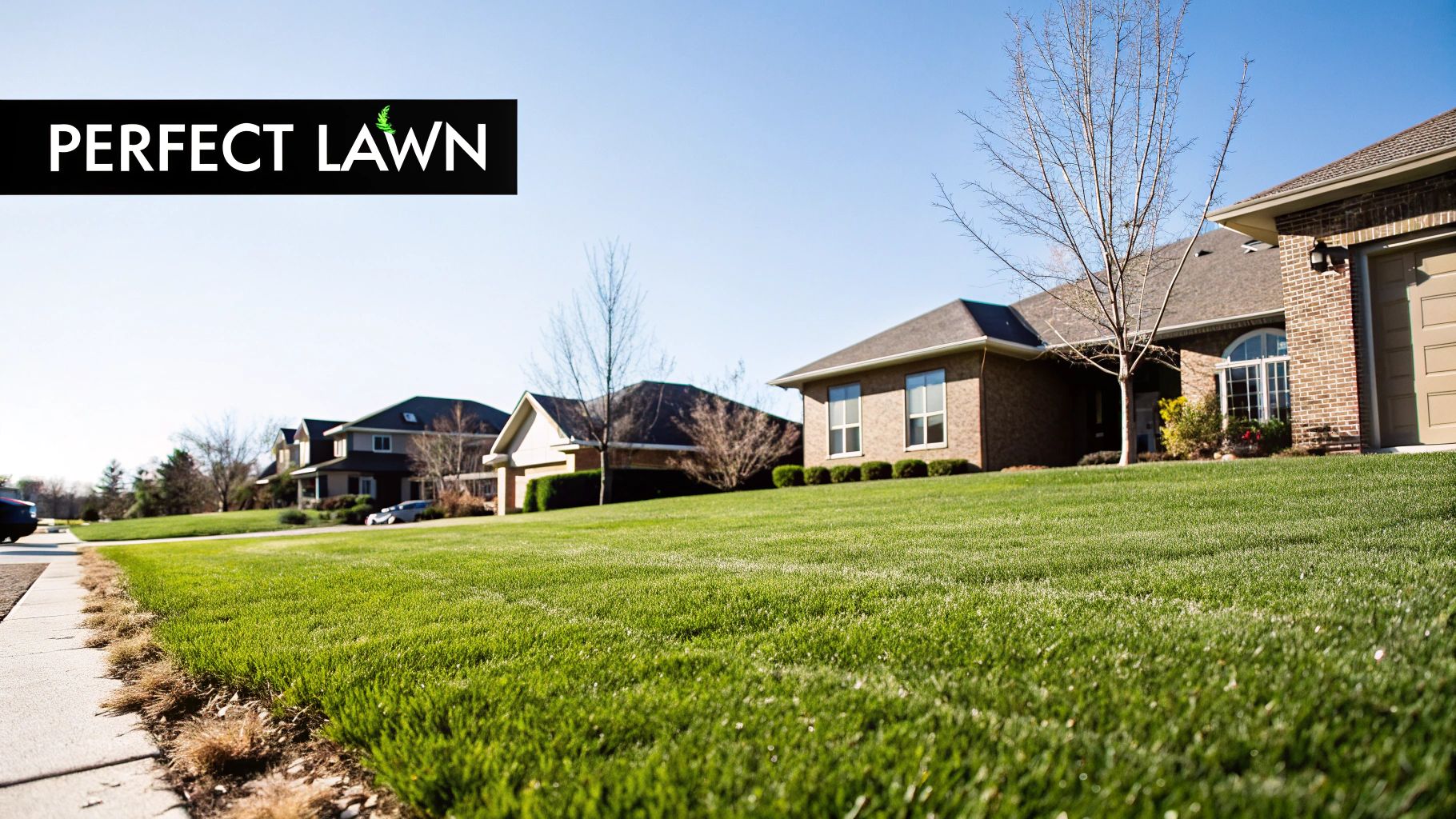 A pristine artificial turf lawn in a Cedar Park backyard with modern landscaping and a wooden fence.