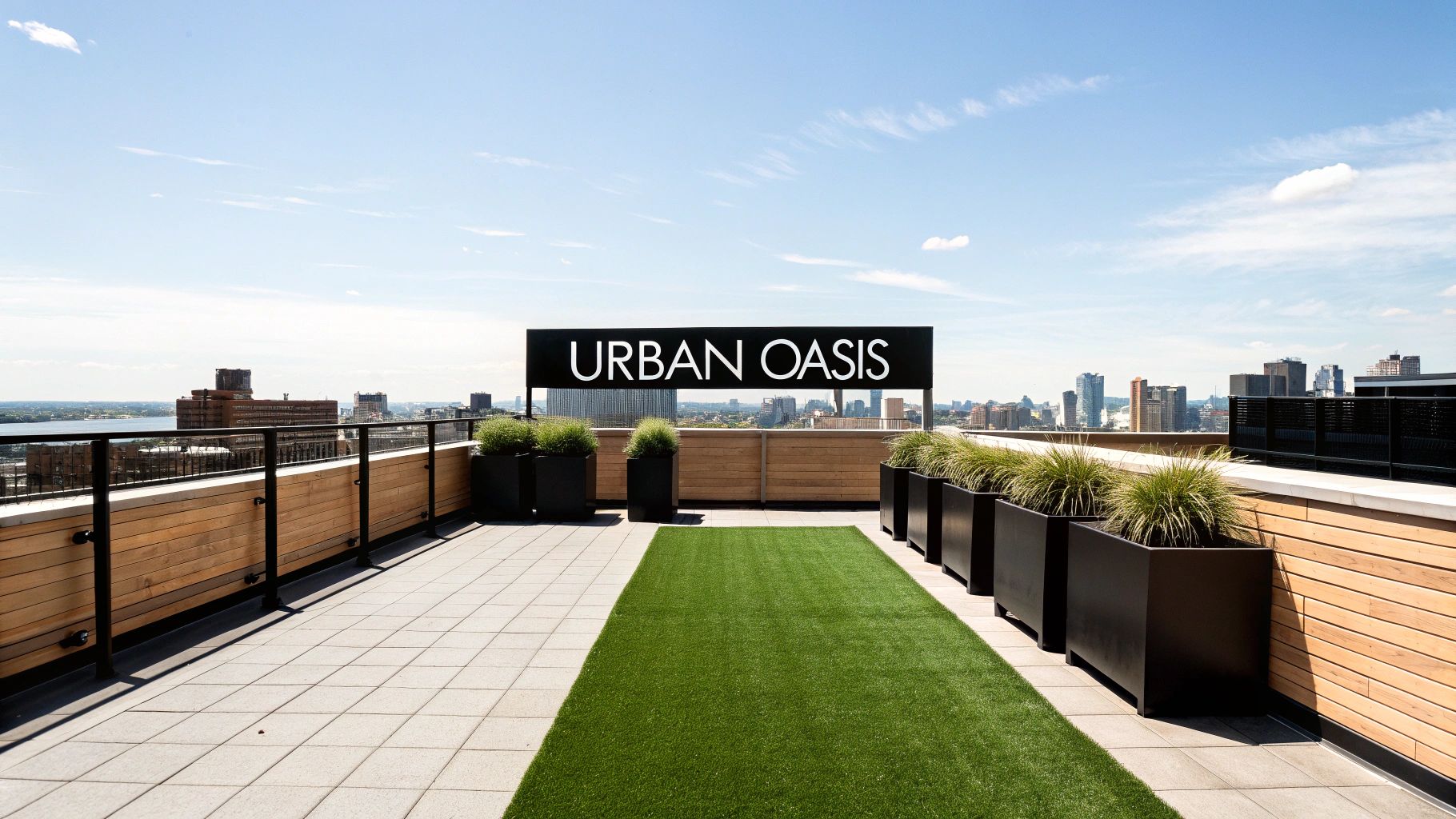 Rooftop and Balcony Artificial Grass Installations