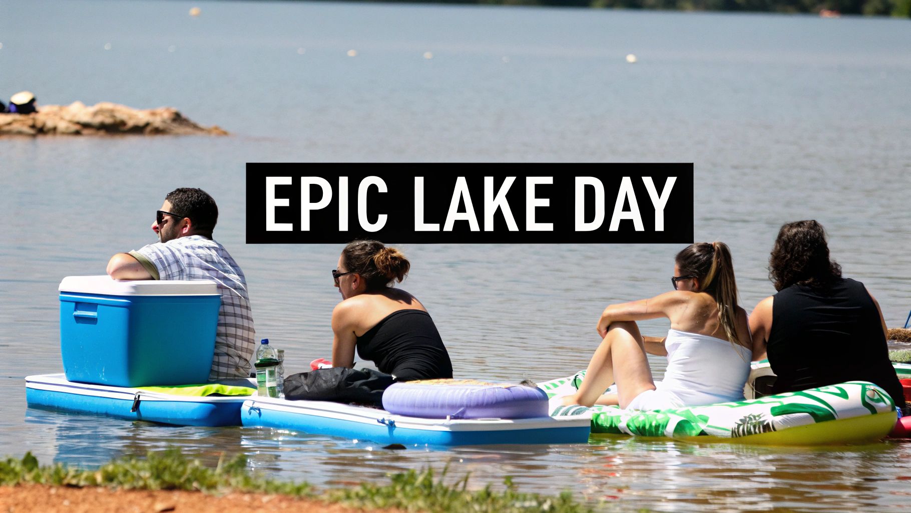 People enjoying a day on a Lake Travis boat rental with a captain.