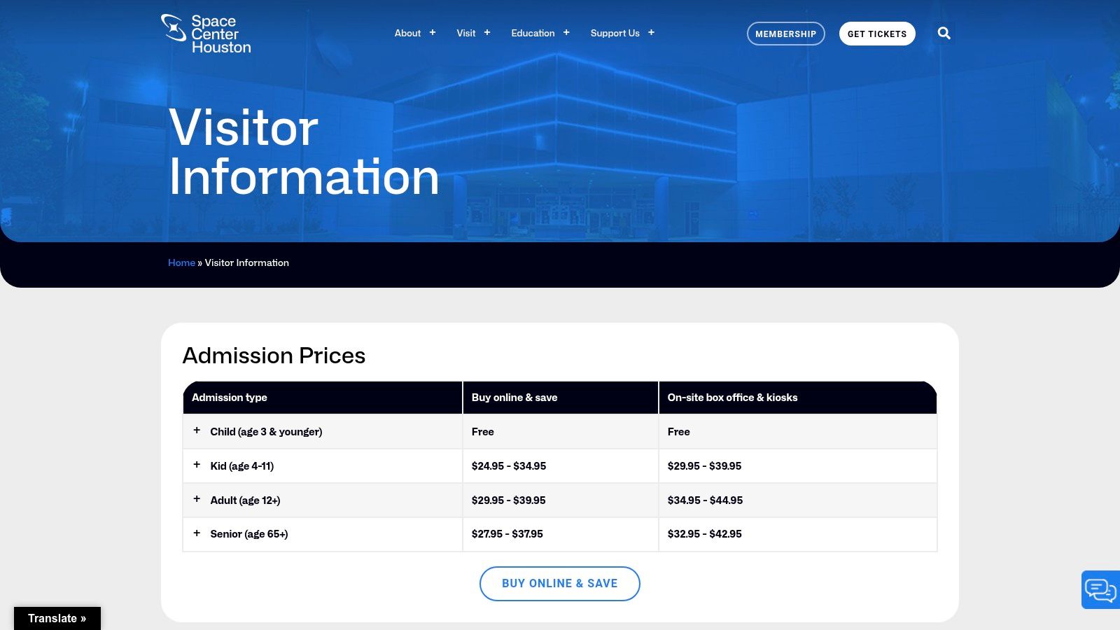 Space Center Houston (Official NASA Johnson Space Center Visitor Center)