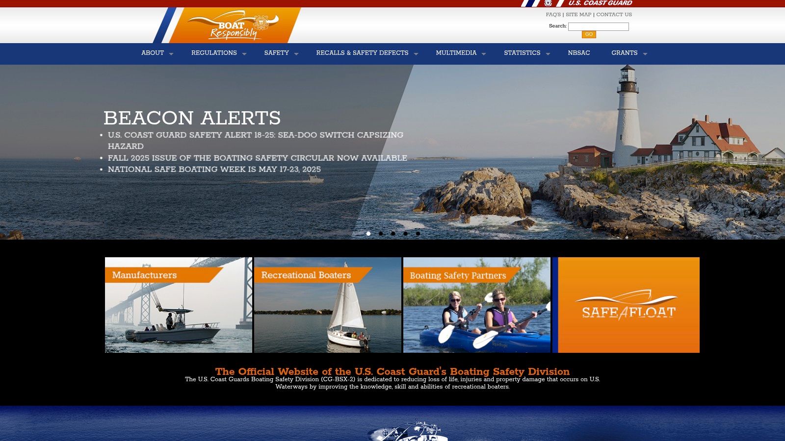 U.S. Coast Guard Boating Safety Division (USCGBoating.org)