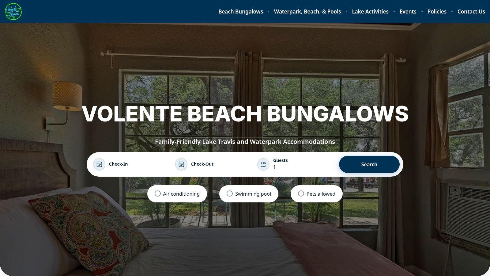 Volente Beach Resort & Waterpark – Bungalows (direct booking)