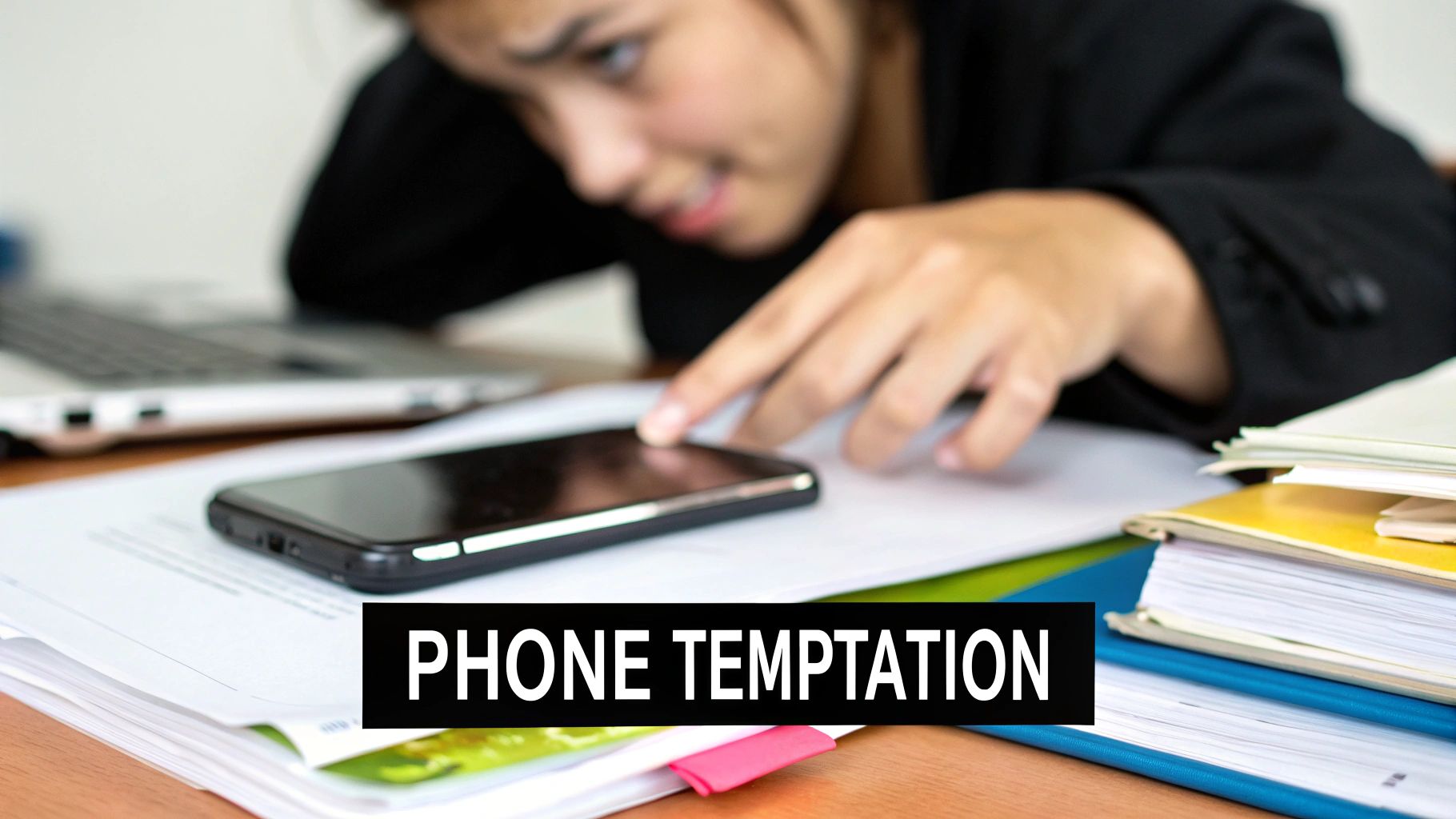 People using various social media apps on their phones.