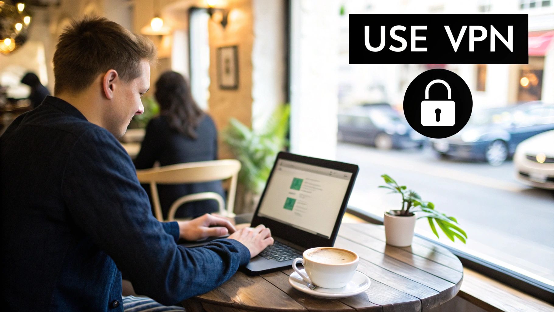 Use Secure Wi-Fi Networks and VPNs