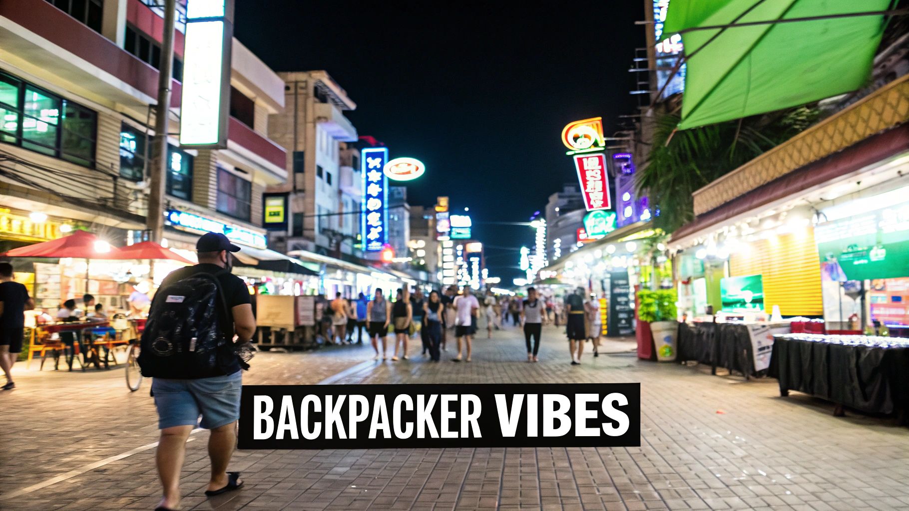Khao San Road Backpacker Scene