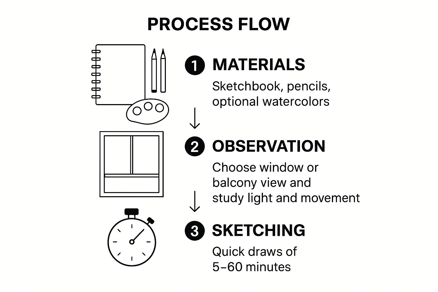 Infographic showing key data about Urban Sketching from Windows