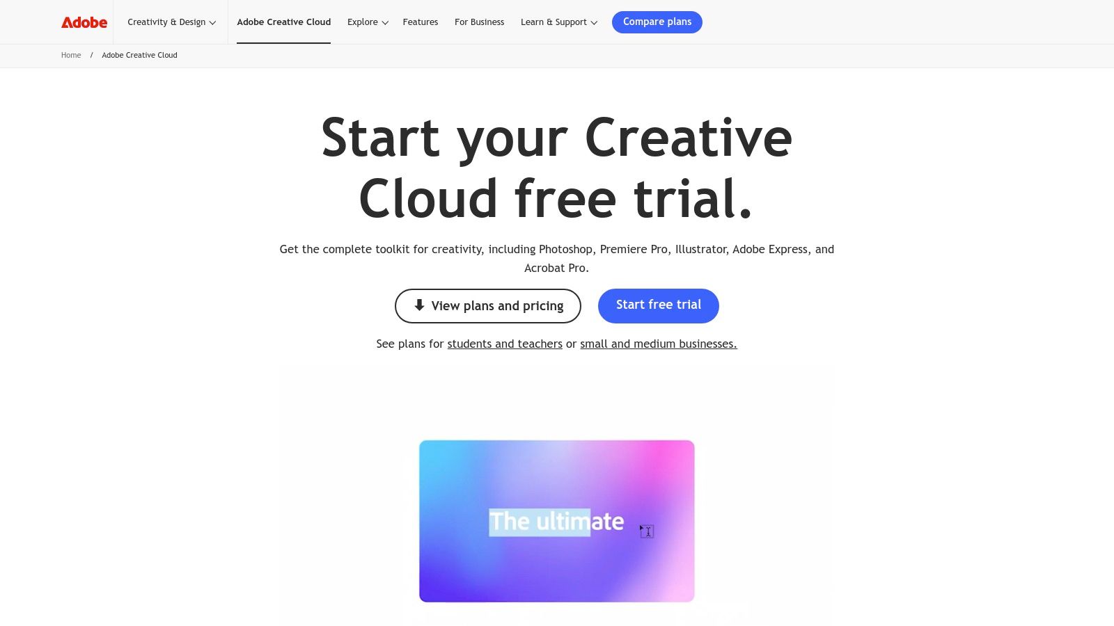 Adobe Creative Cloud
