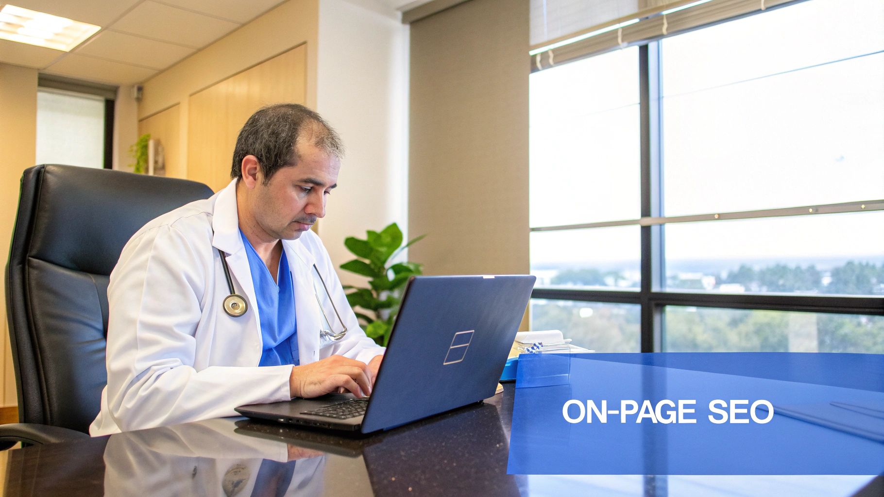 Patients searching on their phones
