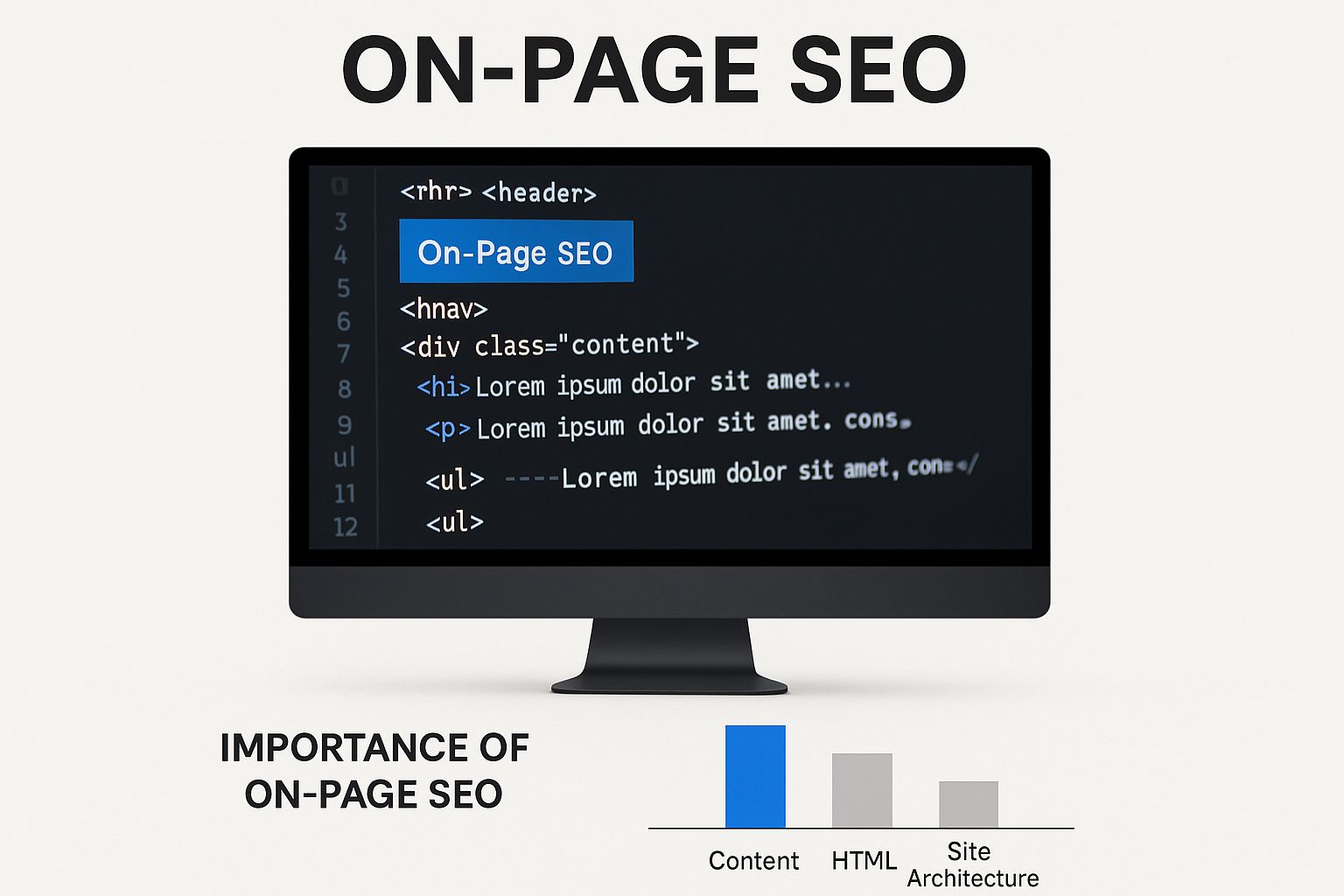 Infographic about landscaping seo