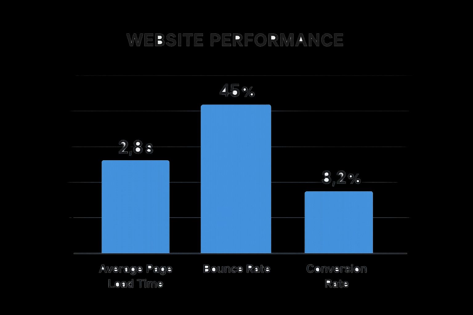 Infographic about landscaping website design