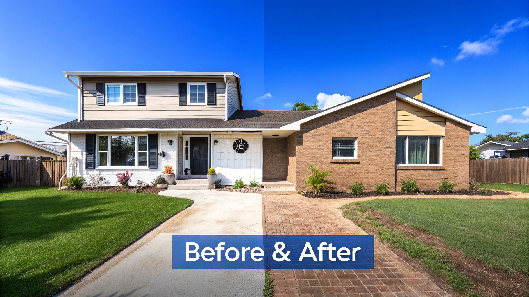 Before-and-After Visual Showcase Marketing
