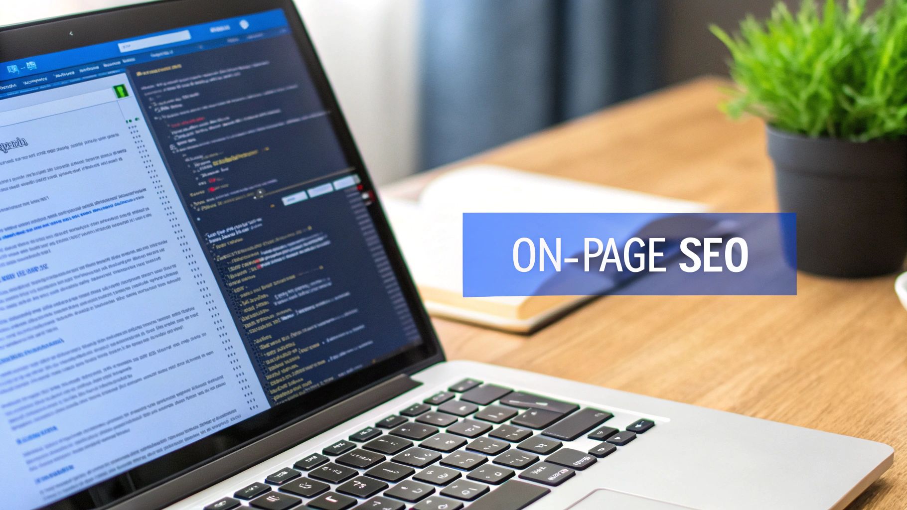 Infographic showing key elements of On-Page SEO Optimization