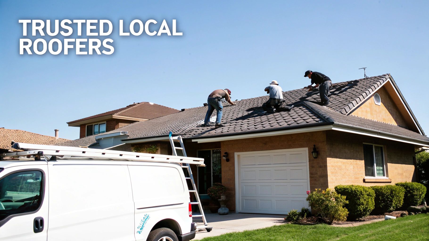 Hi Low Roofing team on a Clearwater roof