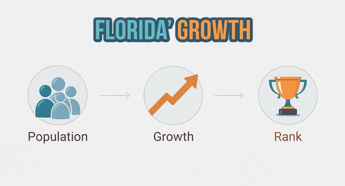 Infographic about florida relocation guide