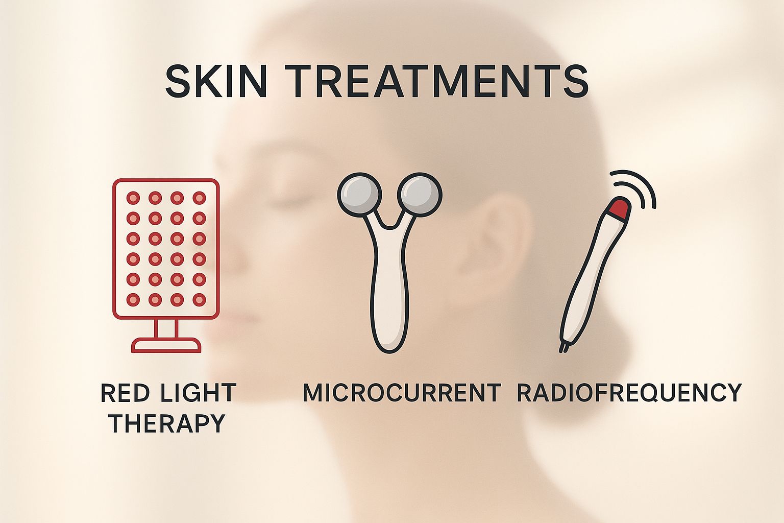 Infographic about Melrose anti-aging facial