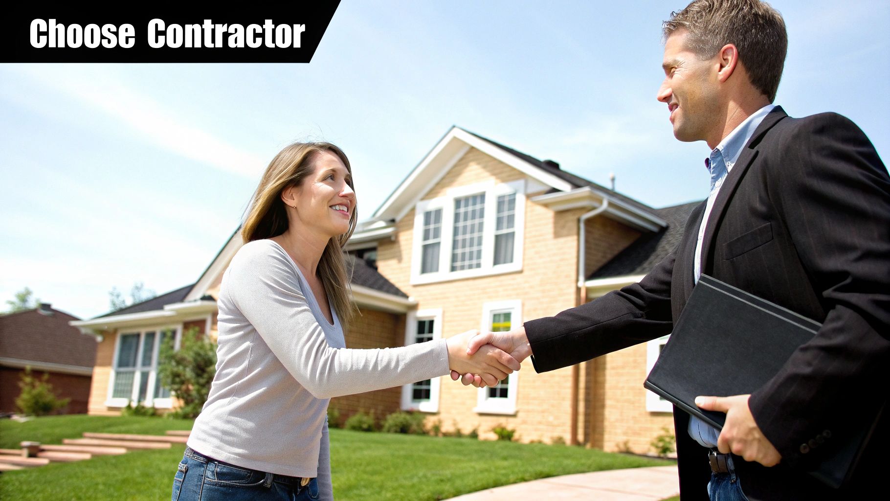 Image of a roofing contractor inspecting a roof