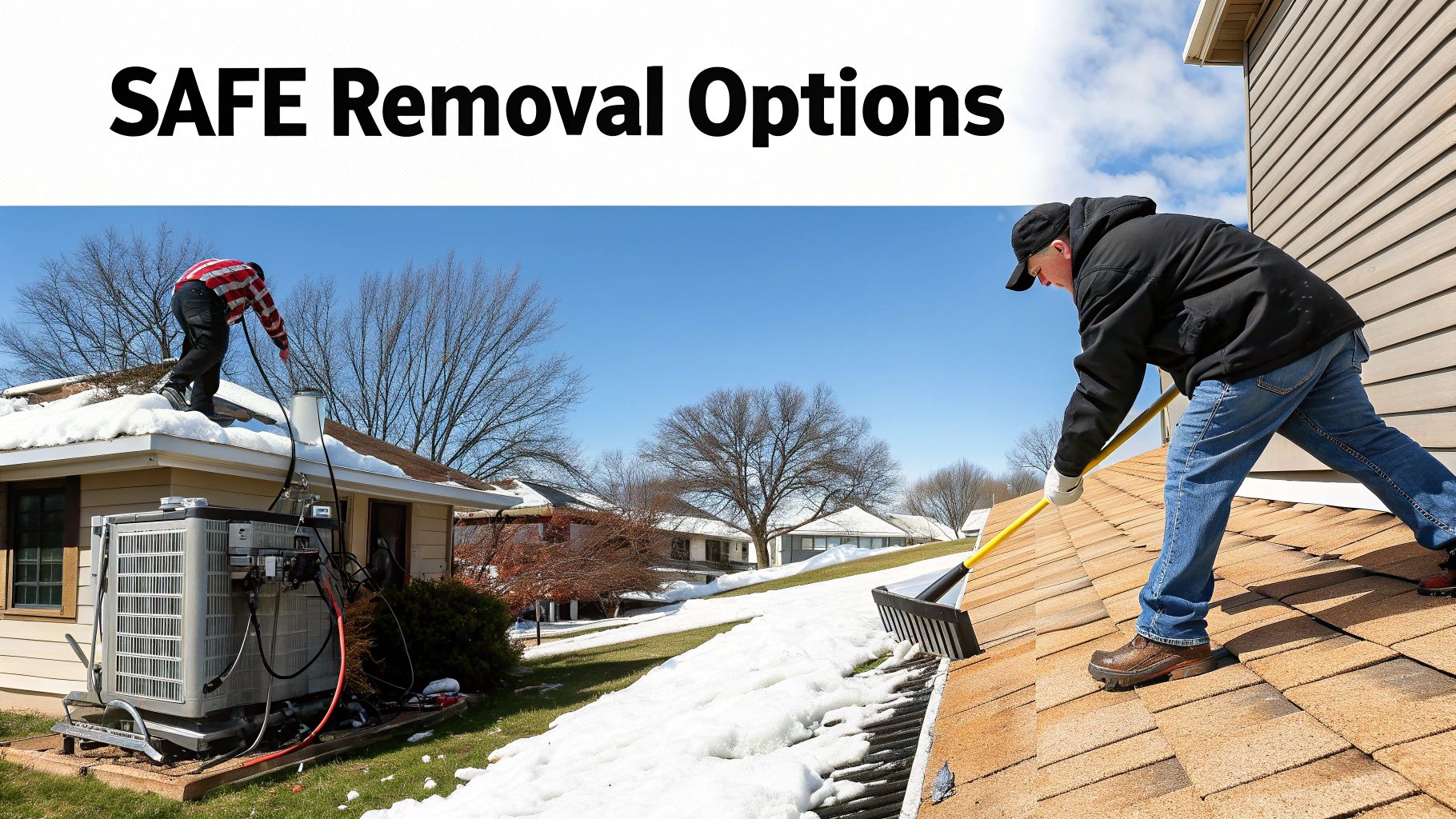 Essential Tools for Ice Dam Removal