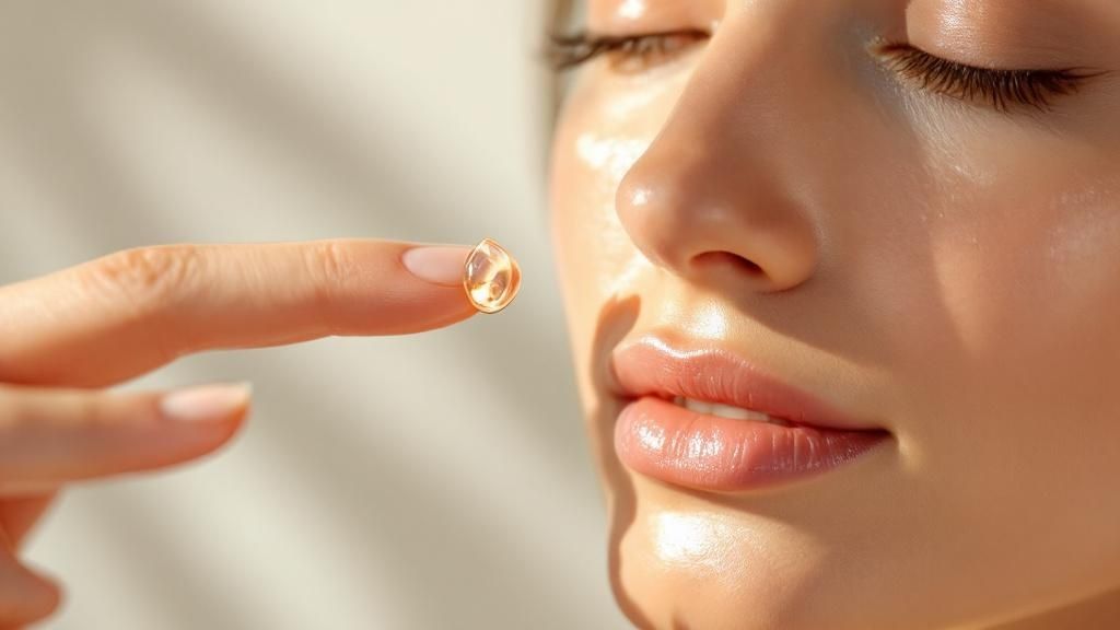 Close-up of a papaya, illustrating a source of enzymes for facials.