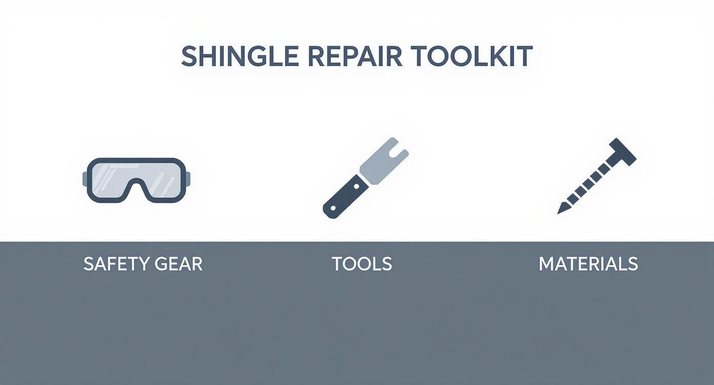 Infographic about buckled shingles Wellington