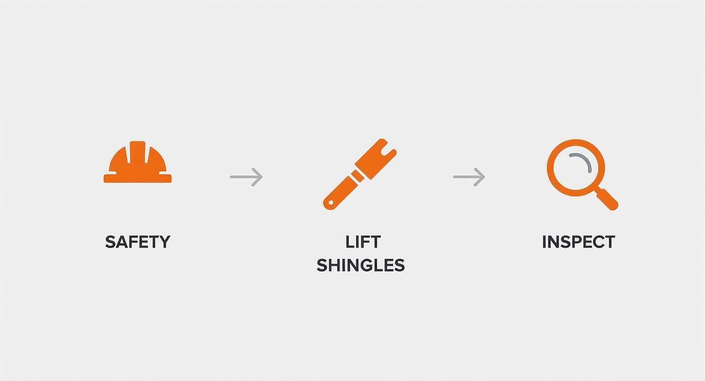 Infographic about installing drip edge on existing roof