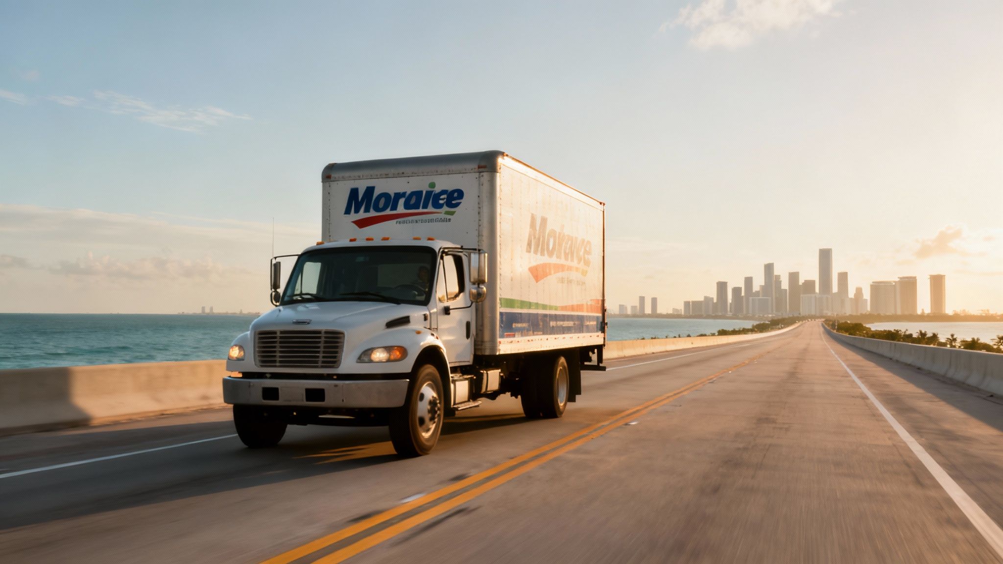 Couple packing moving boxes in their Miami home