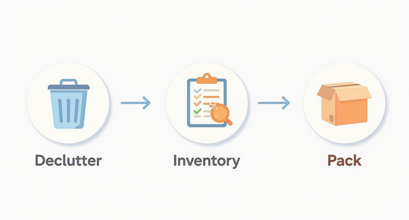 Infographic about long distance movers atlanta