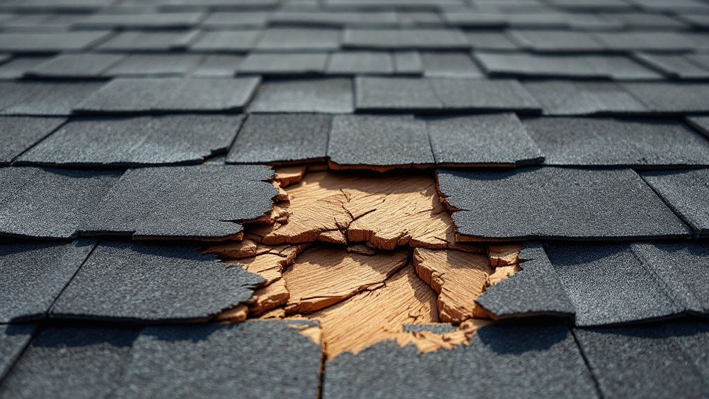 Missing or Damaged Shingles
