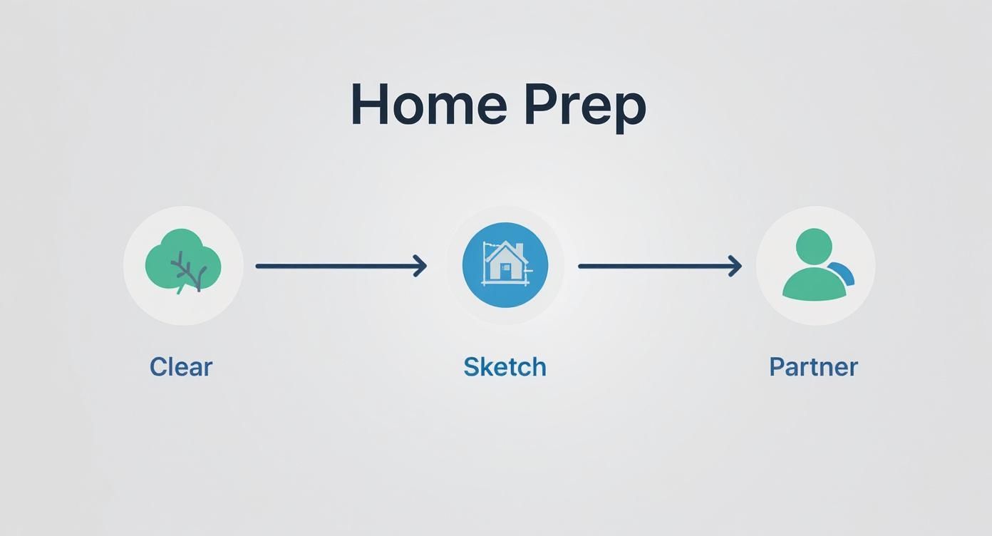 Infographic about how to measure vinyl siding