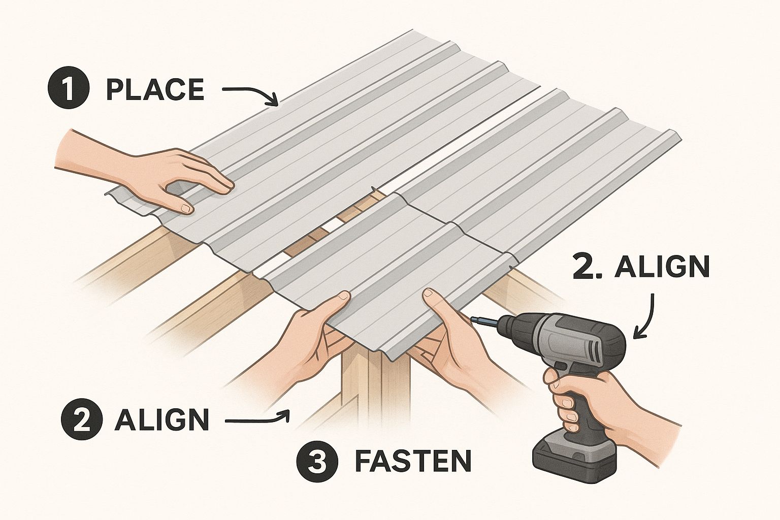 METAL ROOFING INSTALLATION GUIDE visual data 4