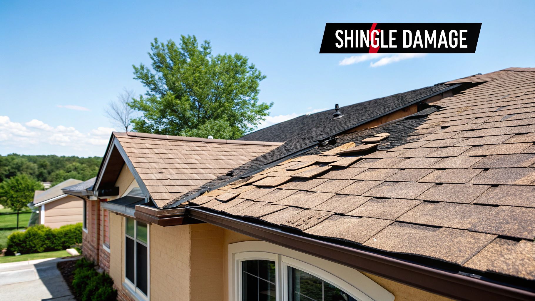 Missing, Cracked, or Curling Shingles