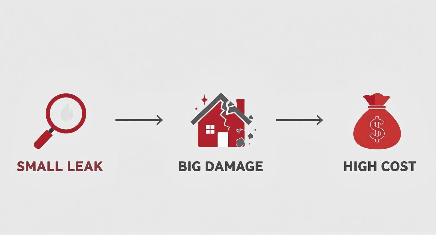 Infographic about roof repair new castle pa