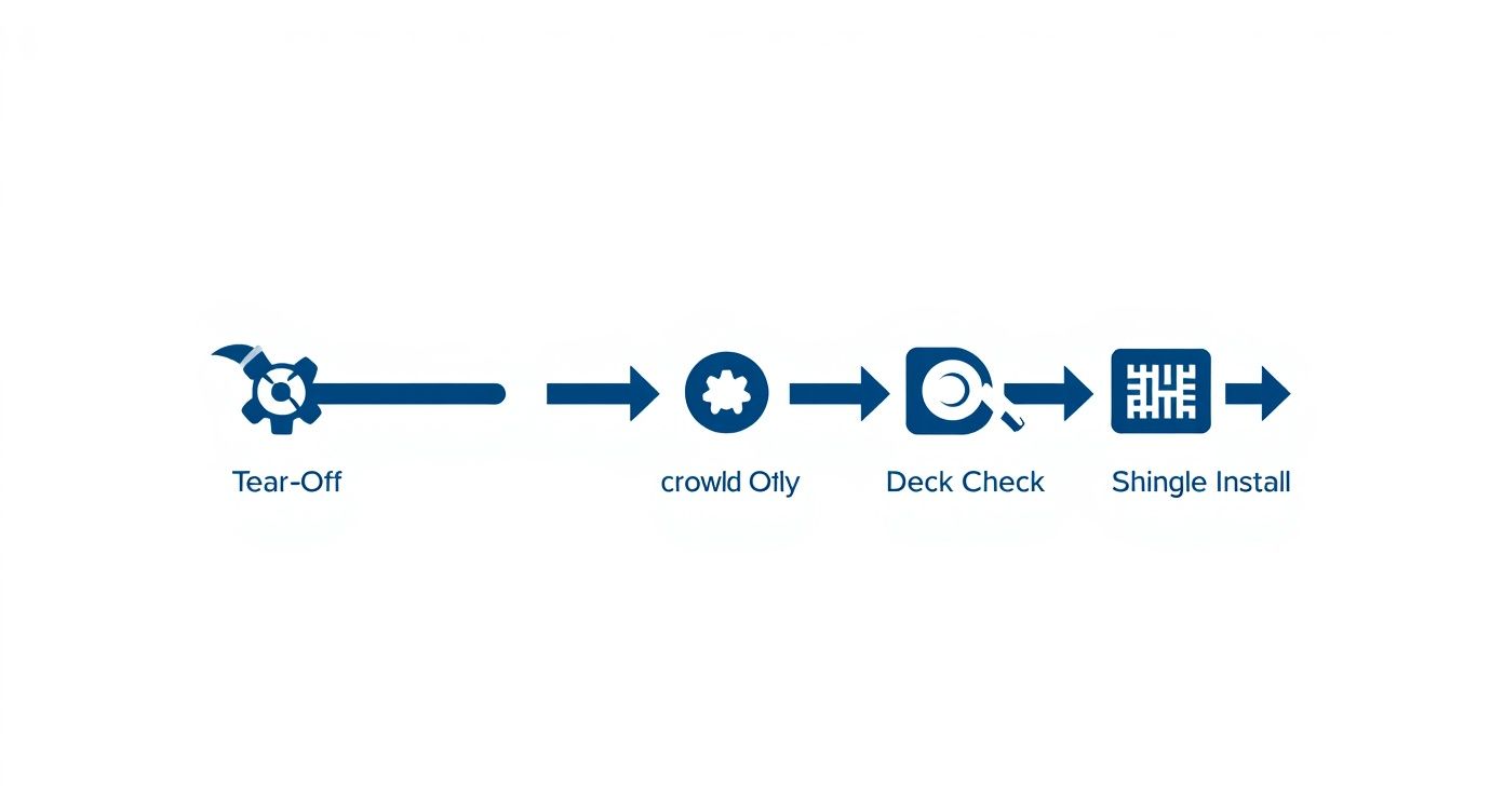 Infographic about Asphalt Shingle Installation in Clearwater