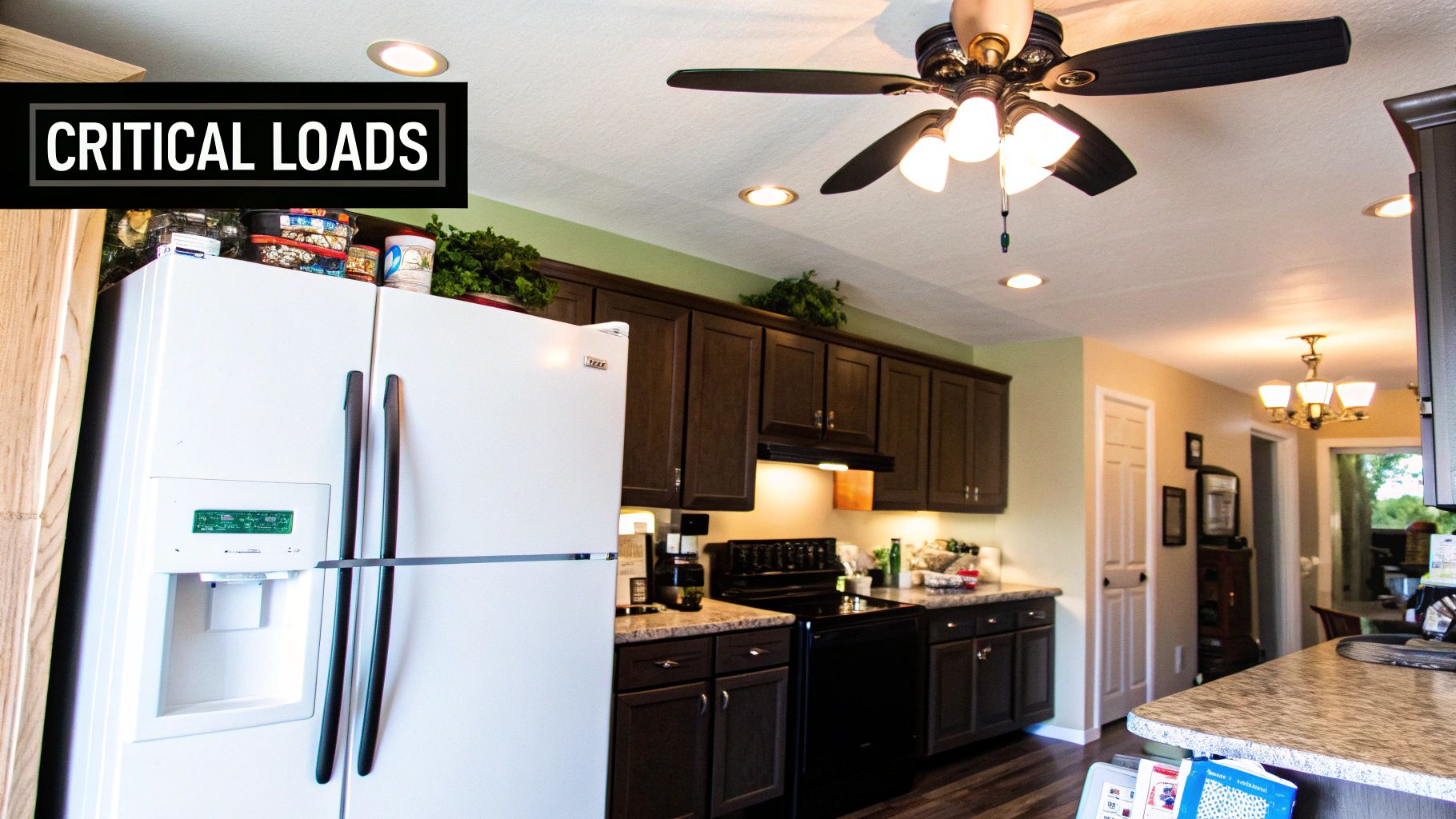 A checklist on a clipboard with a pen, set against a backdrop of a modern home interior.