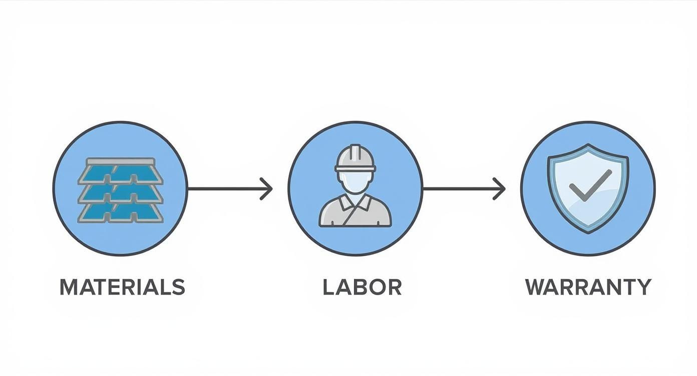 Infographic about roofing contractor mercer pa