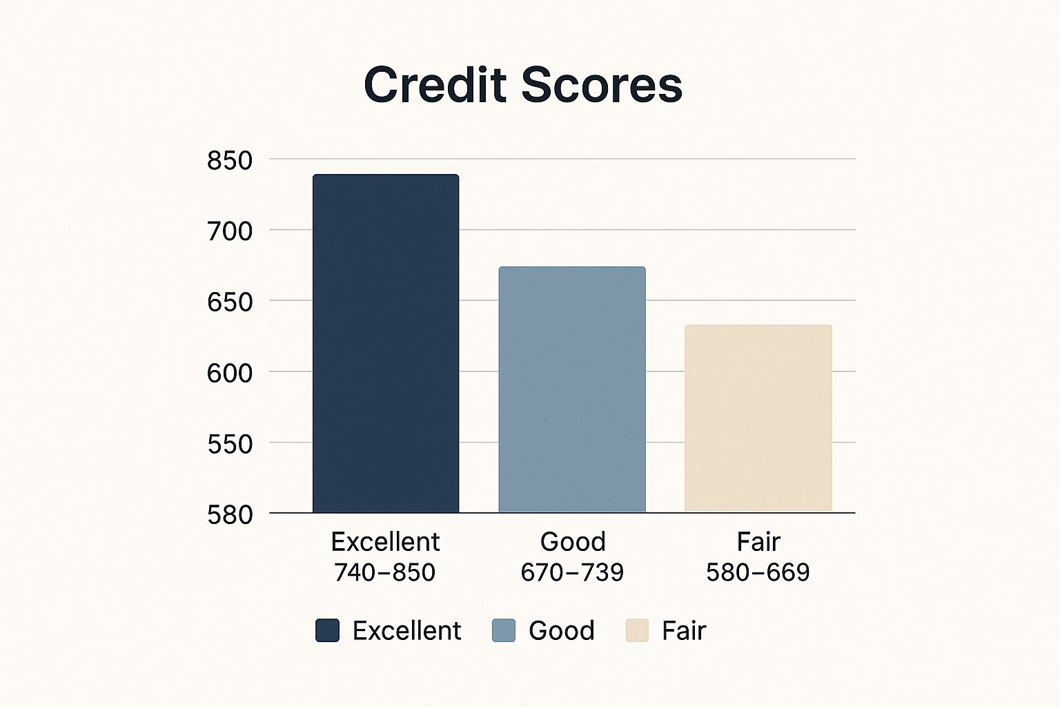 Infographic showing key data about Credit Report and Score Documentation