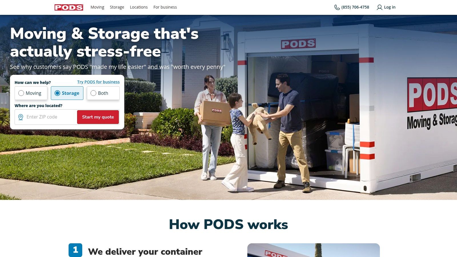 PODS Moving & Storage