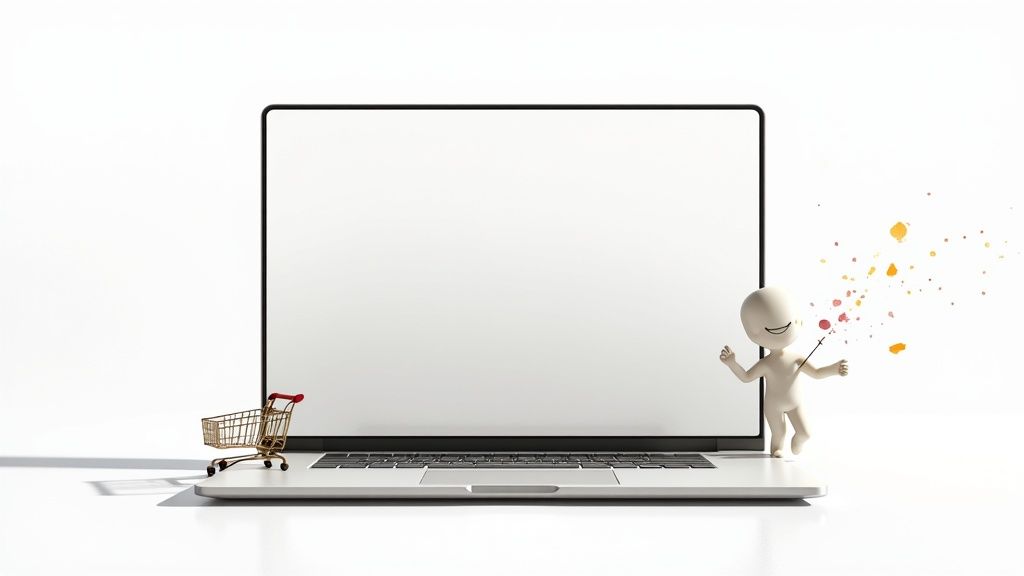 Digital storefront example